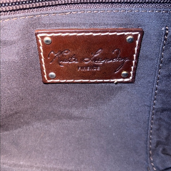 Kate Landry Leather Satchel - Picture 3 of 9
